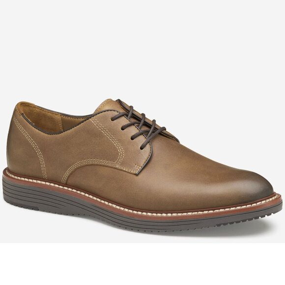 Johnston & Murphy Other - Johnston & Murphy Upton Plain Toe Color: Tan Oiled Full Grain